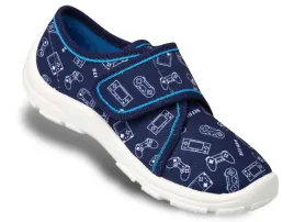 befado-kapcie-dzieciece-rzepy-niebieski-rozmiar-26
