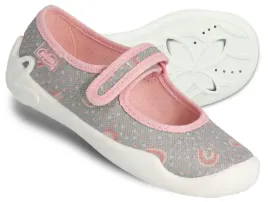 befado-kapcie-dzieciece-rzepy-szary-rozmiar-25