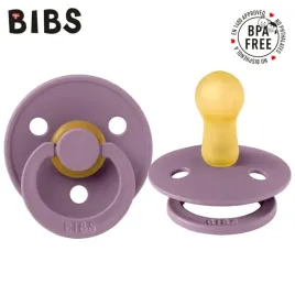 bibs-smoczek-okragly-mauve-kauczuk-6-m