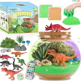 lampka-nocna-dinozaur-zestaw-diy-kreatywny-terrarium-led-pilot-prezent