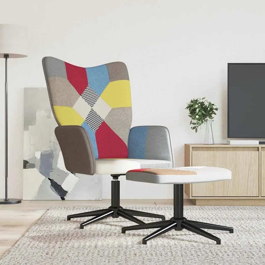fotel-z-podnozkiem-patchwork-obity-tkanina