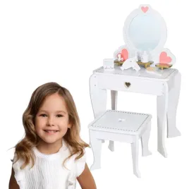 toaletka-drewniana-dla-dziewczynki-duza-kosmetyczka-taboret-z-akcesoriami