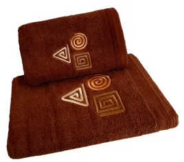 recznik-kapielowy-frotte-50x100-bawelna-brazowy-rb50100-76-figury