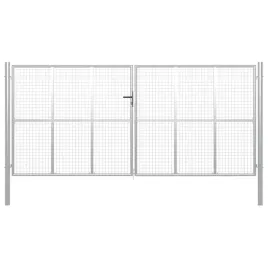 brama-ogrodowa-galwanizowana-stal-415x250-cm-srebrna