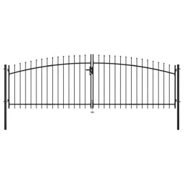 brama-dwuskrzydlowa-z-ozdobnymi-grotami-400-x-150-cm