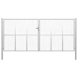 brama-ogrodowa-galwanizowana-stal-415x225-cm-srebrna