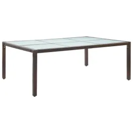stol-ogrodowy-brazowy-200x150x74-cm-polirattan