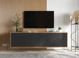 szafka-rtv-wiszaca-150-wotan-czarny-mat-loft-ii