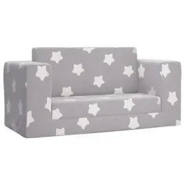 2-os-sofa-dla-dzieci-rozkladana-szara-w-gwiazdki-plusz
