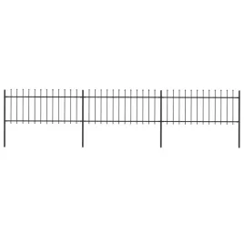 ogrodzenie-z-pretow-z-grotami-stalowe-51-x-08-m-czarne