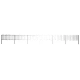 ogrodzenie-z-pretow-z-grotami-stalowe-102-x-08-m-czarne