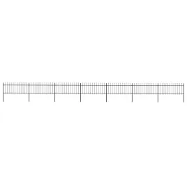 ogrodzenie-z-pretow-z-grotami-stalowe-119-x-08-m-czarne
