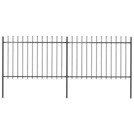ogrodzenie-z-pretow-z-grotami-stalowe-34-x-12-m-czarne