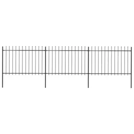 ogrodzenie-z-pretow-z-grotami-stalowe-51-x-12-m-czarne