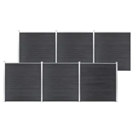 ogrodzenie-do-ogrodu-wpc-1045-x-186-cm-szare