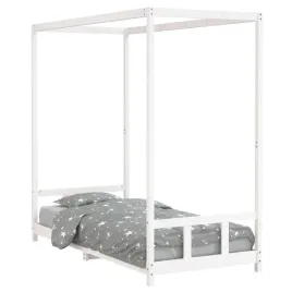 drewniane-lozko-dzieciece-domek-lite-drewno-sosnowe-biale-2055x95