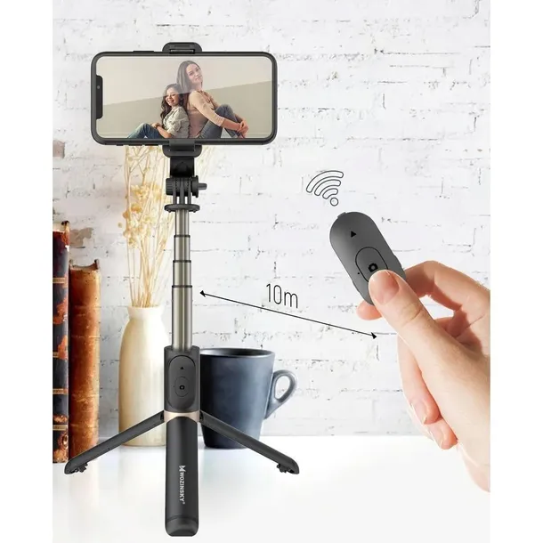selfie-stick-tripod-teleskopowy-pilot-bluetooth-waga-produktu-0-15-g-kolor-czarny