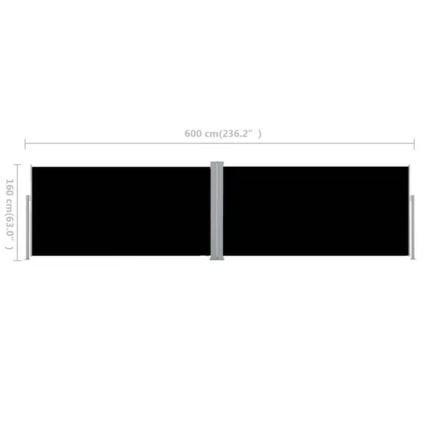 parawan-rozsuwany-czarny-160x600-cm-stan-nowy