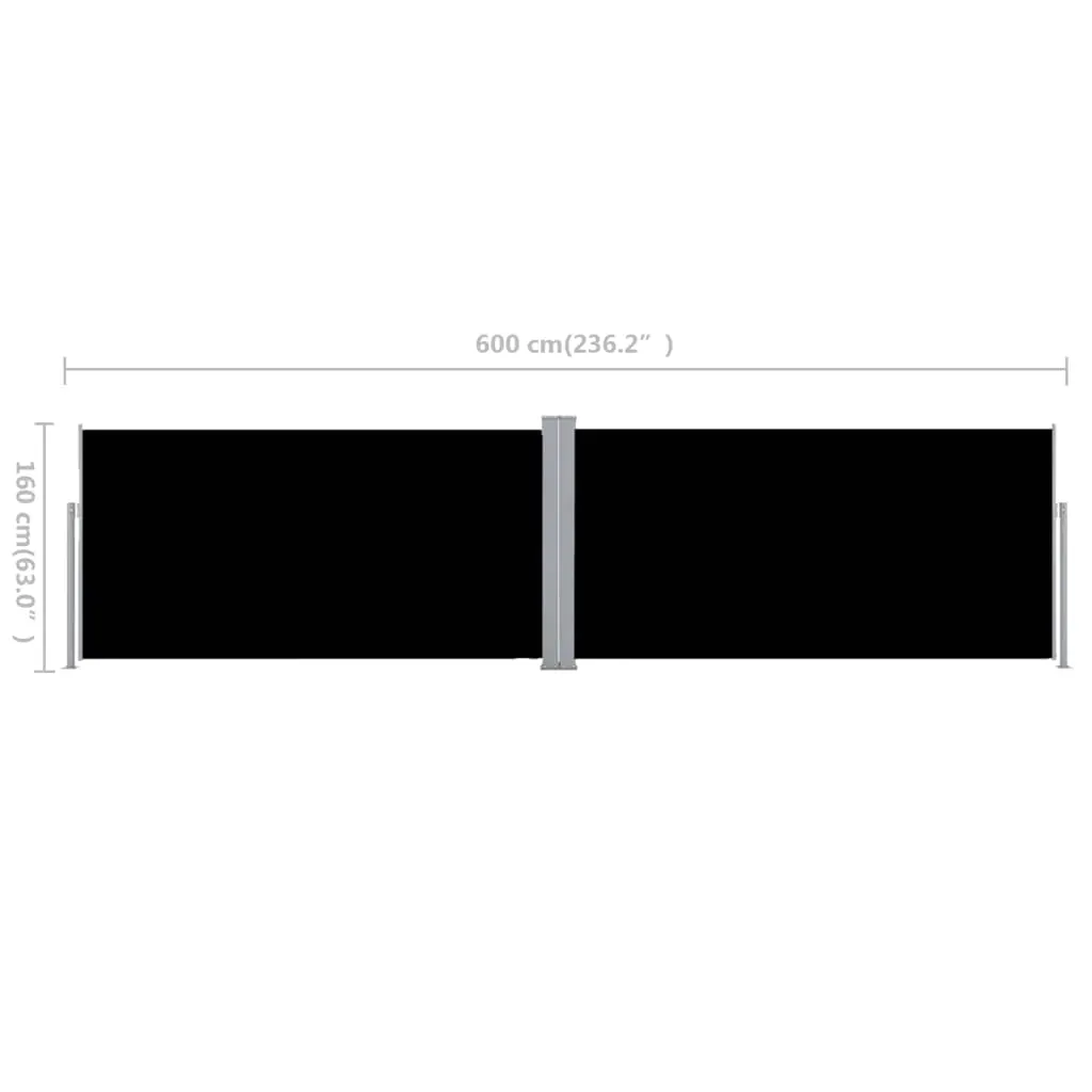 parawan-rozsuwany-czarny-160x600-cm