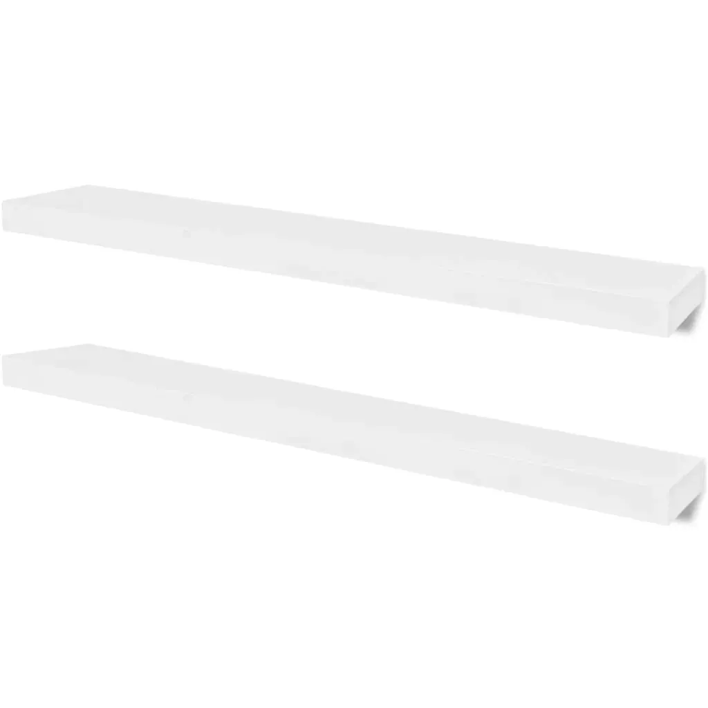 polki-scienne-4-szt-biale-100-cm