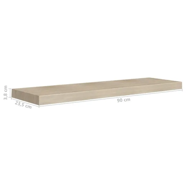 polka-scienna-kolor-debowy-90x235x38-cm-mdf-stan-nowy