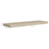 polka-scienna-kolor-debowy-90x235x38-cm-mdf-stan-nowy