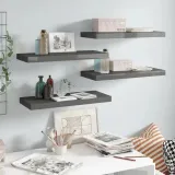 polki-scienne-4-szt-wysoki-polysk-szare-60x235x38cm-mdf-stan-nowy