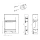 cargo-mini-hafele-boczne-lewe-20cm-2p-matrix-s-stan-nowy
