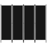parawan-4-panelowy-czarny-200-x-180-cm