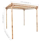 pergola-bambusowa-170x170x220-cm-stan-nowy