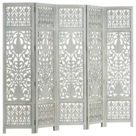 parawan-5-panelowy-rzezbiony-szary-200x165-cm-drewno-mango