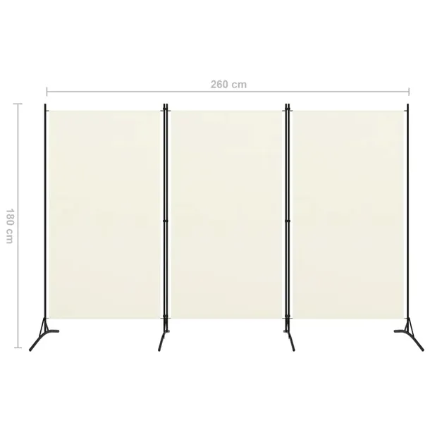 parawan-3-panelowy-kremowy-260-x-180-cm-liczba-skrzydel-3-stan-nowy