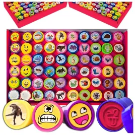 pieczatki-dla-dzieci-stempelki-rozne-wzory-zwierzeta-emotikony-60szt