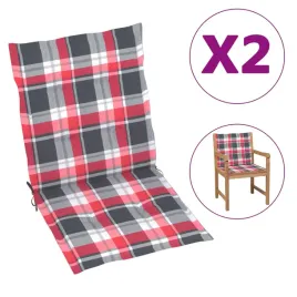 poduszki-na-krzesla-2-szt-czerwona-krata-100x50x4-cm