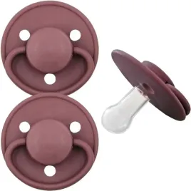 smoczek-uspokajajacy-okragly-silikonowy-2pak-0m-rubin-mininor