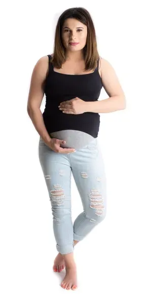 spodnie-ciazowe-jeans-regulowany-panel-m6-stan-nowy