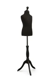 manekin-krawiecki-dzieciecy-104-124cm-typ3-derwniana-noga-czarna-e1