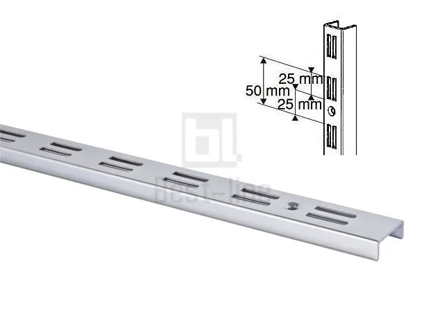 szyna-scienna-2m-chrom-listwa-profil-universal-a1-stan-nowy