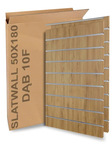 PANEL Slatwall Spacewall Best-Line 50x180cm 17 FREZÓW DĄB