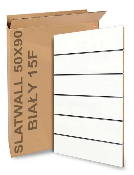 PANEL SKLEPOWY 50x90cm 5 FREZÓW BIAŁY