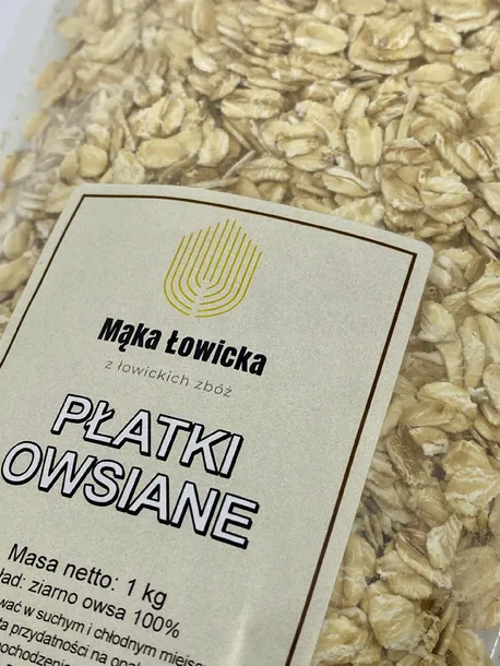 Płatki owsiane naturalne 1kg MEGA JAKOŚĆ