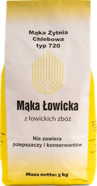 PROSTO Z MŁYNA mąka żytnia typ 720 chlebowa 5kg