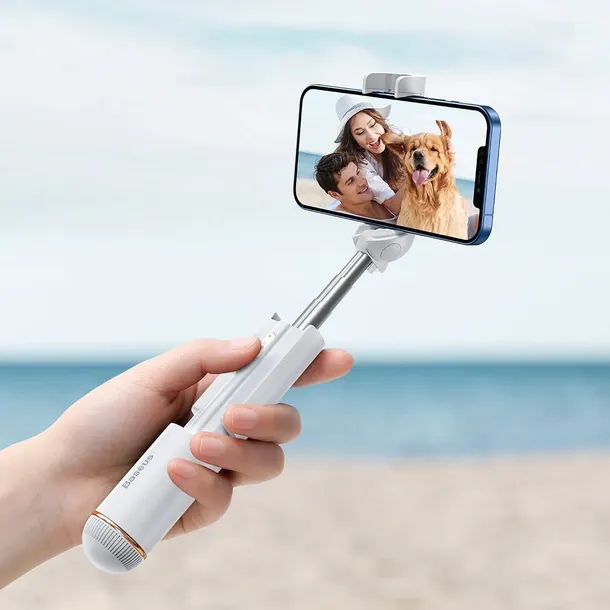 selfie-stick-bluetooth-baseus-ultra-mini-bialy
