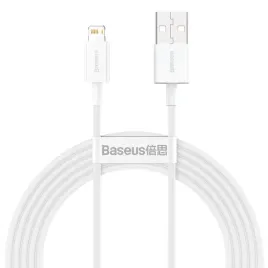 kabel-usb-do-lightning-baseus-superior-series-2-4a-2m-bialy
