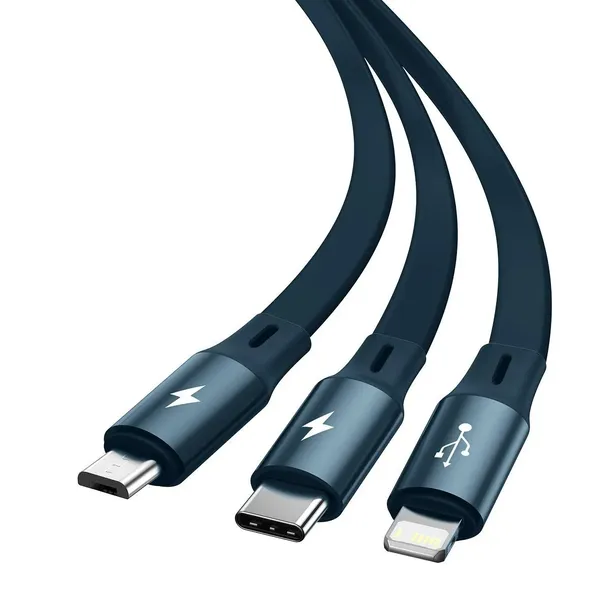 kabel-usb-3w1-baseus-bright-mirror-micro-usb-lightning-usb-c-plaski-kolor-niebieski