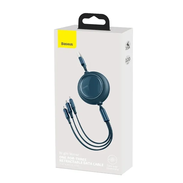 kabel-usb-3w1-baseus-bright-mirror-micro-usb-lightning-usb-c-plaski-kolor-niebieski