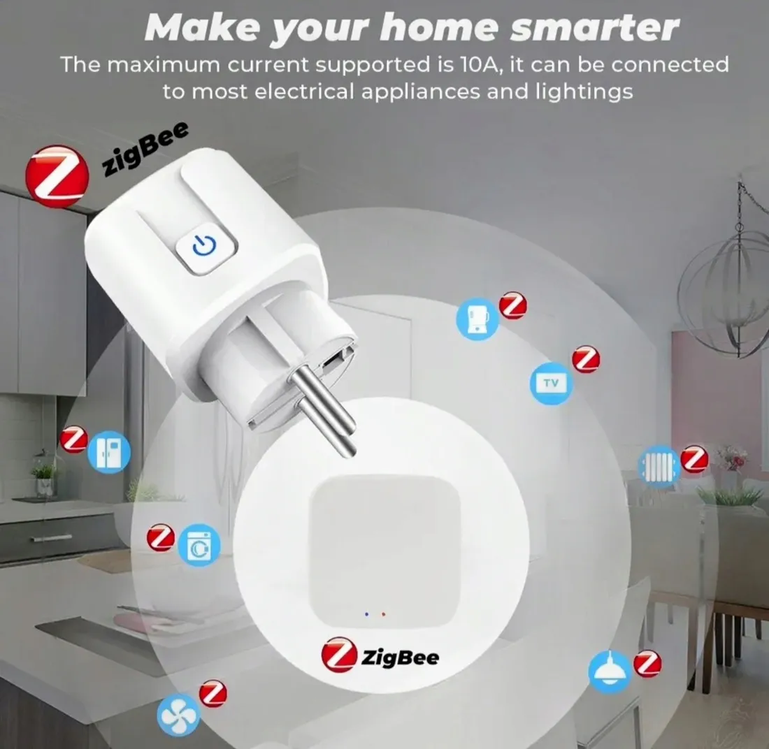 biale-gniazdo-tuya-zigbee-16a-zdalne-gniazdko-watomierz-programator-stan-nowy