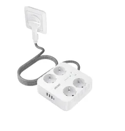 przedluzacz-lencent-3m-4x-schuko-eu-3x-usb-a-1x-usb-c-bialy-3-metry