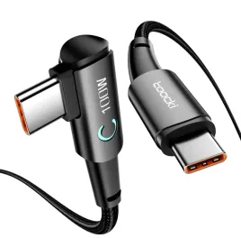 czarny-kabel-toocki-100w-typu-c-do-usb-c-kabel-2-m-5a-90-stopni-katowy