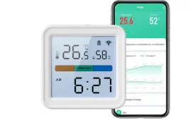 czujnik-th08b-temp-wilgot-funkacja-zegara-wifi-lcd-z-kolor-paskiem56x56mm